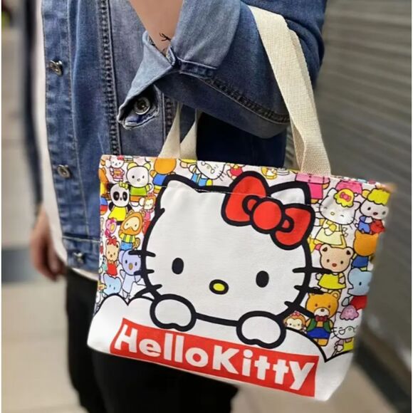 Hello Kitty Canvas Bag Medium - Picture 5 of 6